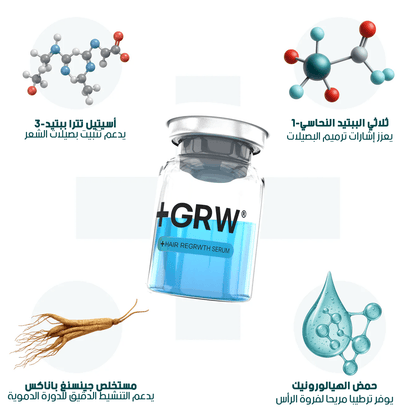 GRWOOTS® علاج بالحقن المجهري لتساقط الشعر ودعم نمو شعر أقوى وأكثر كثافة